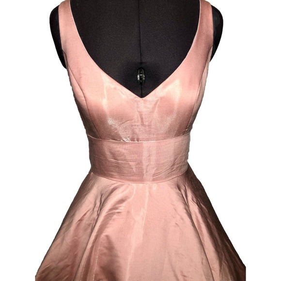 BHLDN Prom Dress Anthropologie Aura Pink w/ POCKETS Cocktail Homecoming 12 - Picture 8 of 16